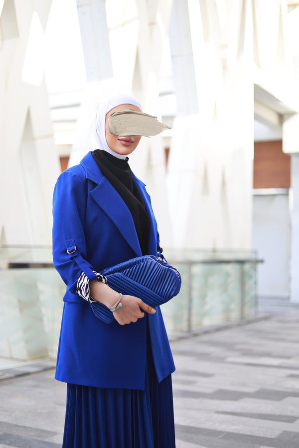 بليزر زيبرا ازرق⁩⁩⁩