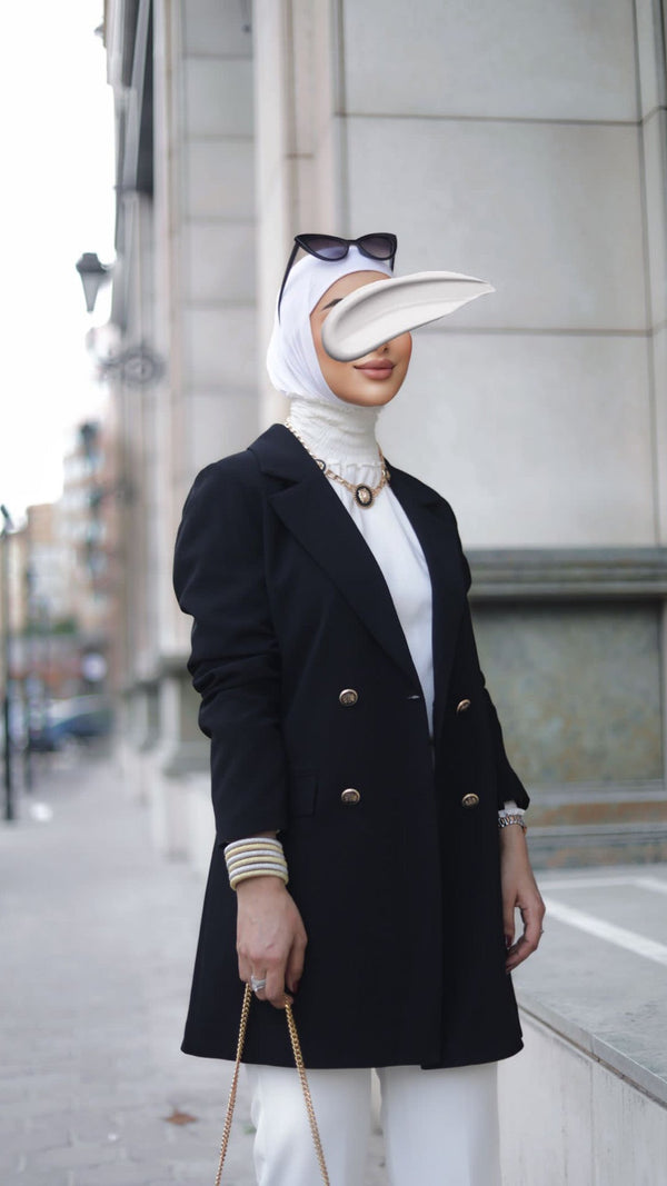 ⁨⁨⁨⁨⁨بليزر اسود كلاسيك ⁩⁩⁩⁩⁩